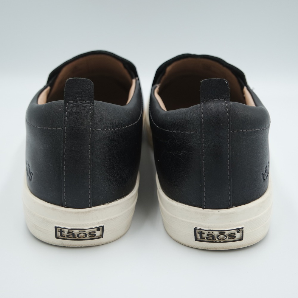 Taos Twin Gore Lux Black Leather Slip On Sneakers TGX-14078 Women's Size 9.5 - Picture 4 of 8
